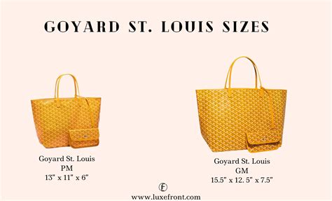 goyard clutch sizes|goyard pouch.